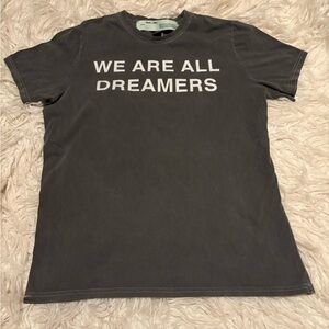 Off White We Are All Dreamers Graphic Tee Virgil Abloh Large